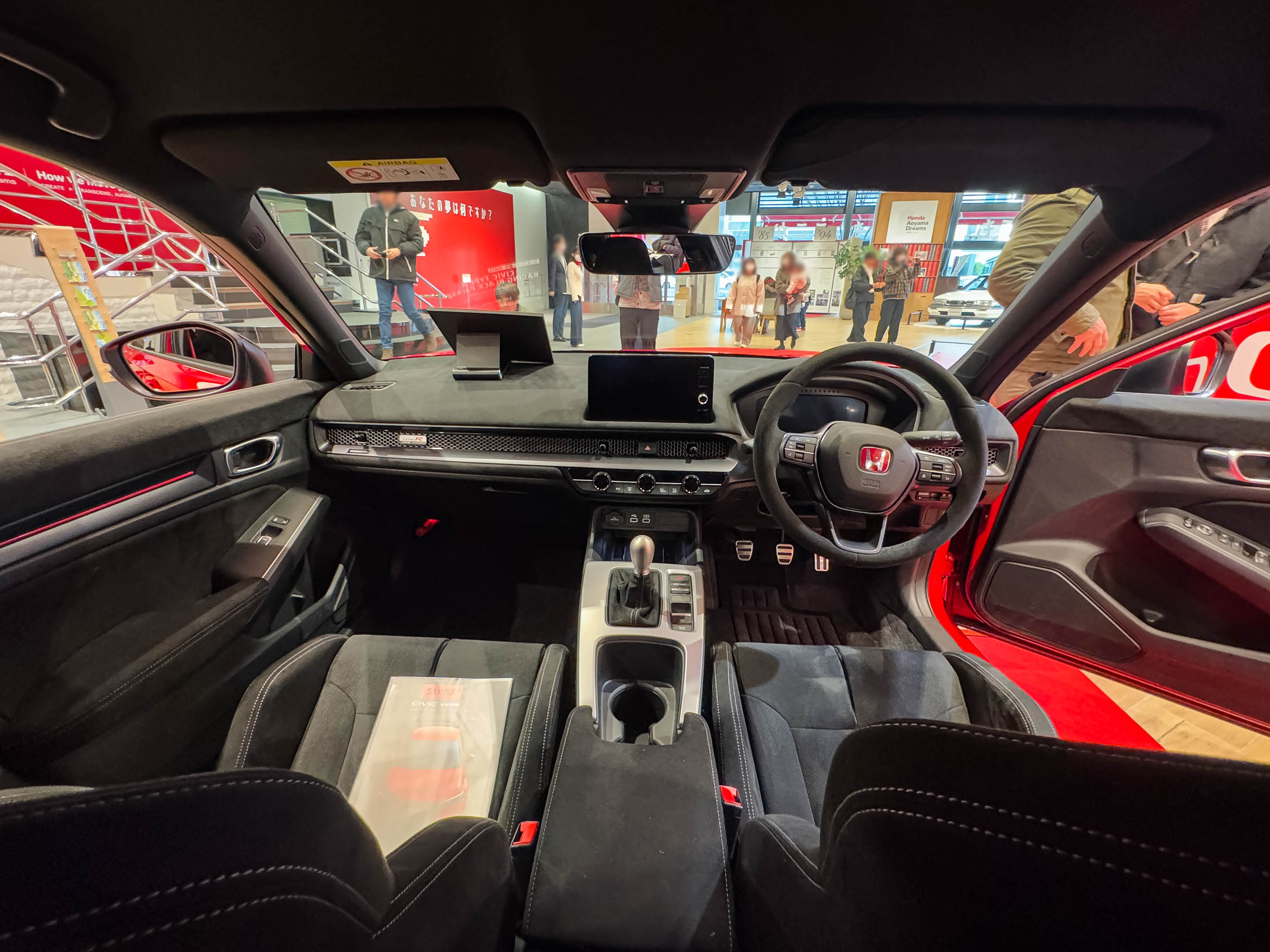 シビックTYPE R レーシングブラック用 エアコンダイヤル 3個